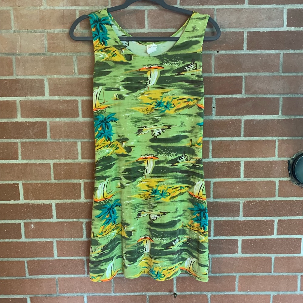 Vintage Diamonds Slip On Dress